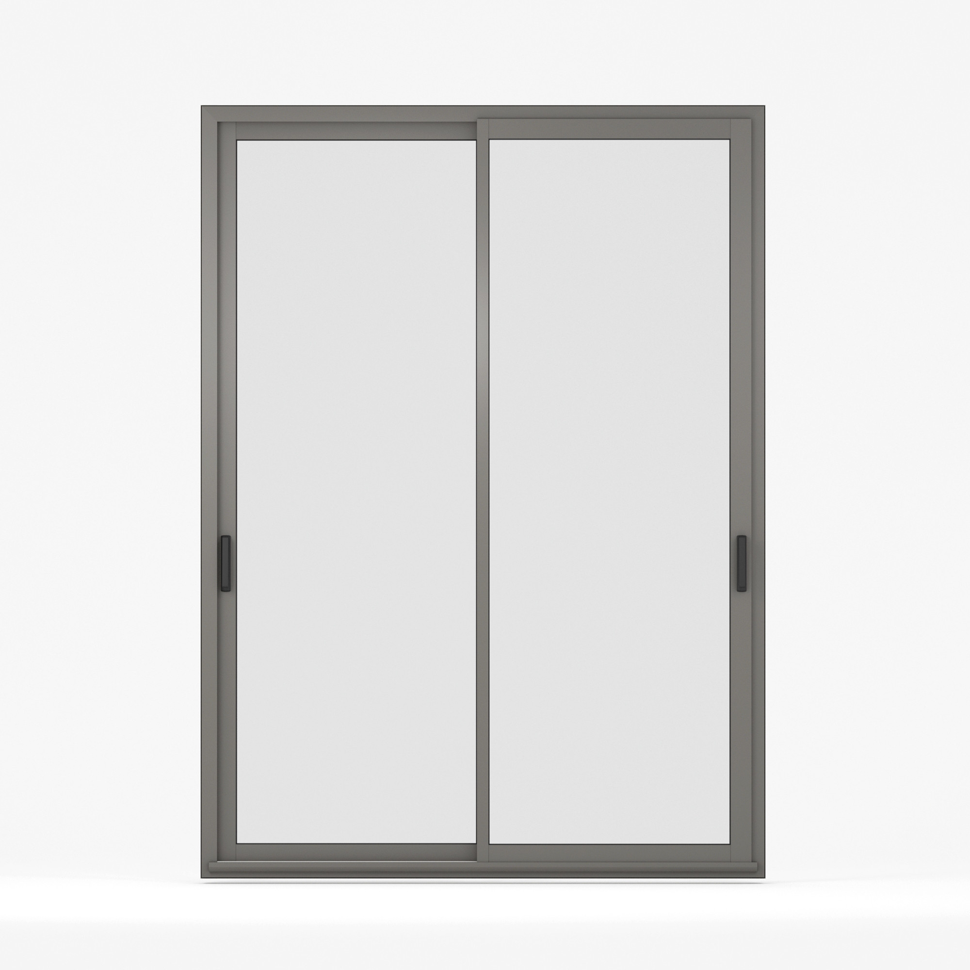 Alu Coulissant 2v Face Uni 7022