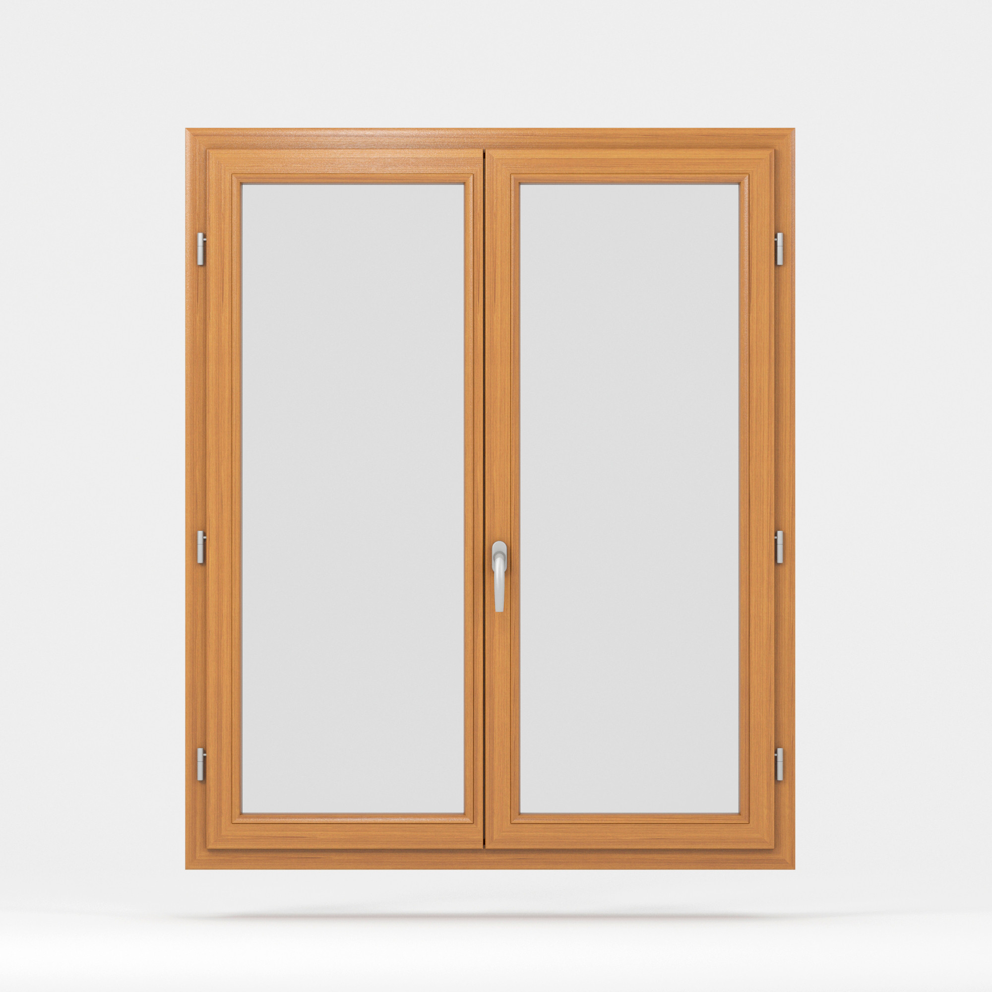 Fenêtre PVC 83mm plaxé Chêne face