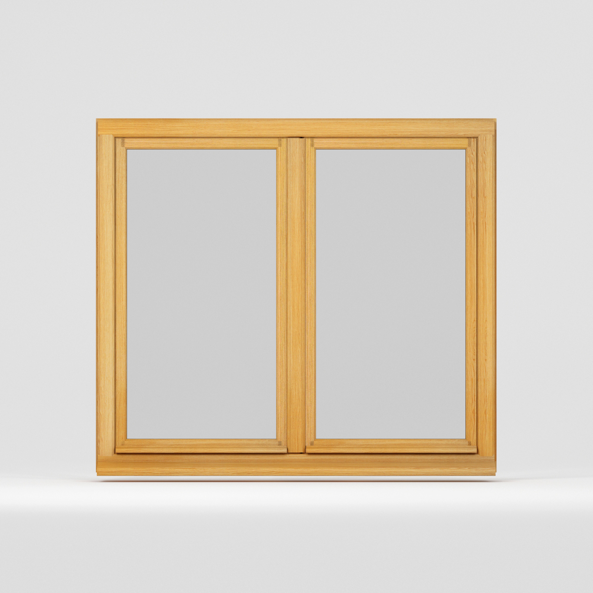 Fenêtre Bois FT60 chêne lasure naturelle arrière