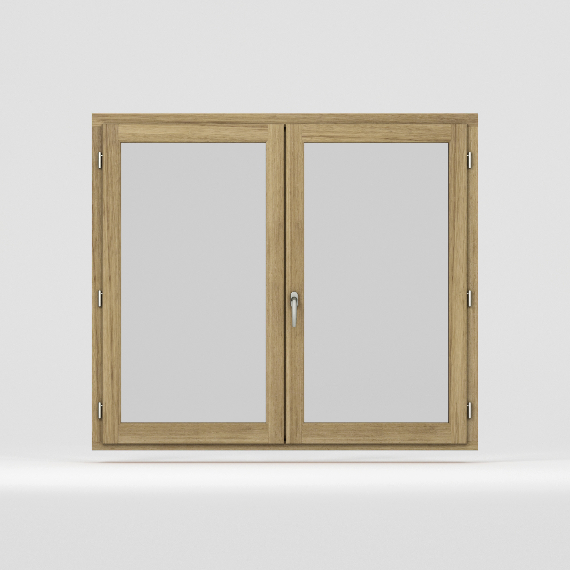 Fenêtre Bois F60 chêne lasure chêne incolore mat face