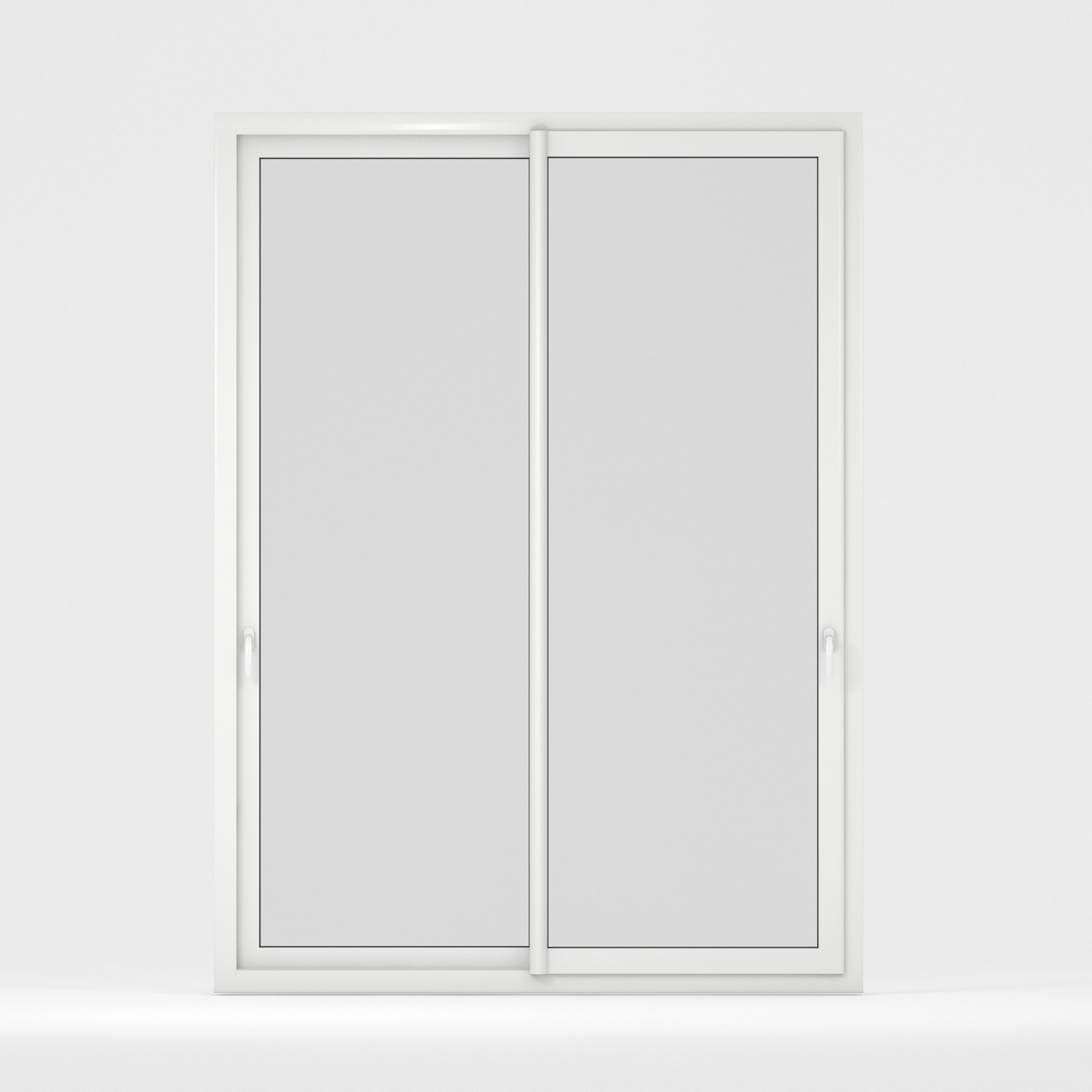 Coulissant PVC teinté masse blanc face